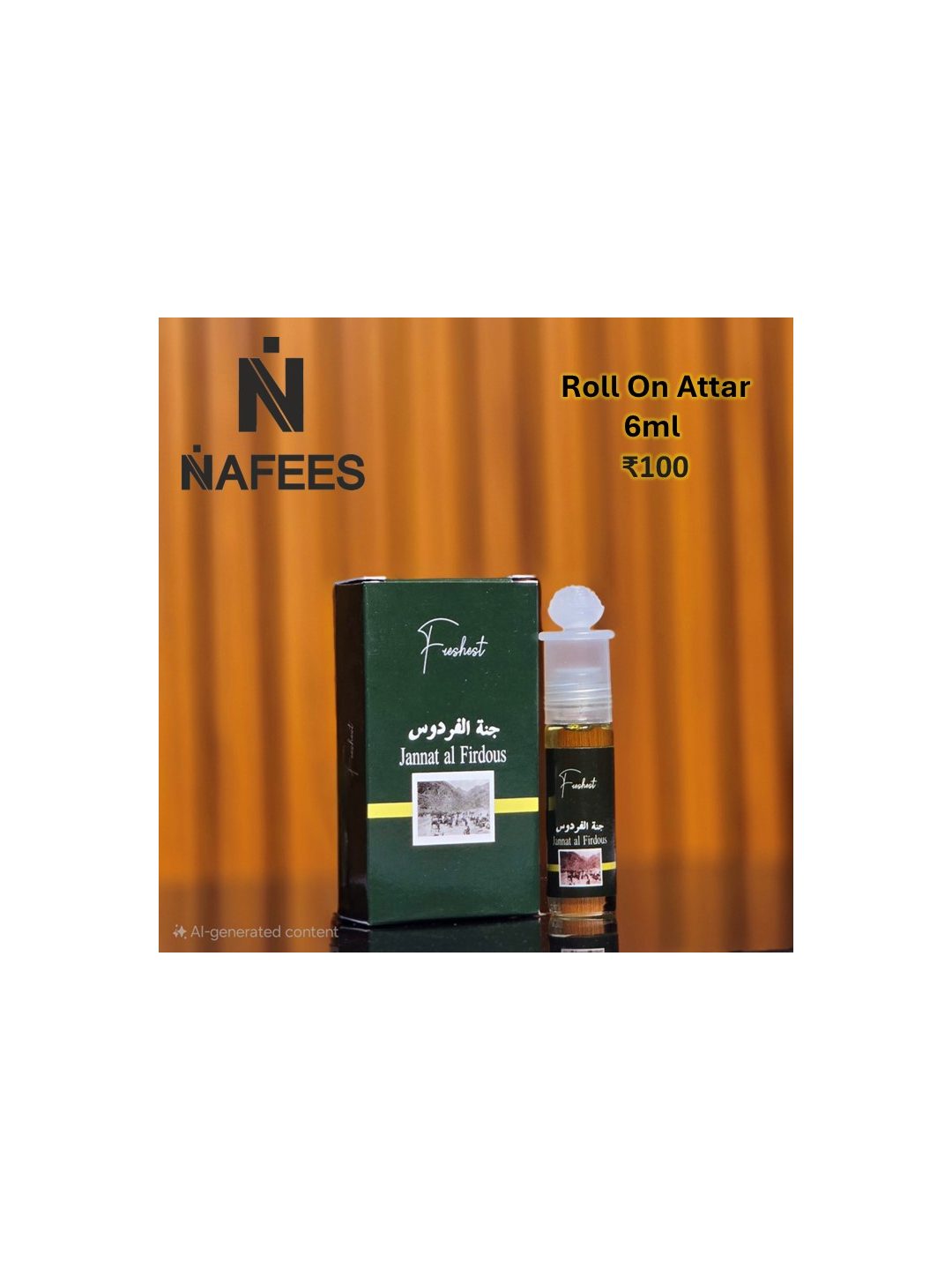Nafees Brand Roll On 6ml - photo 10